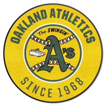 Picture of Oakland Athletics Roundel Mat - Retro Collection