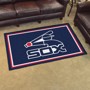 Picture of Chicago White Sox 4X6 Plush Rug - Retro Collection
