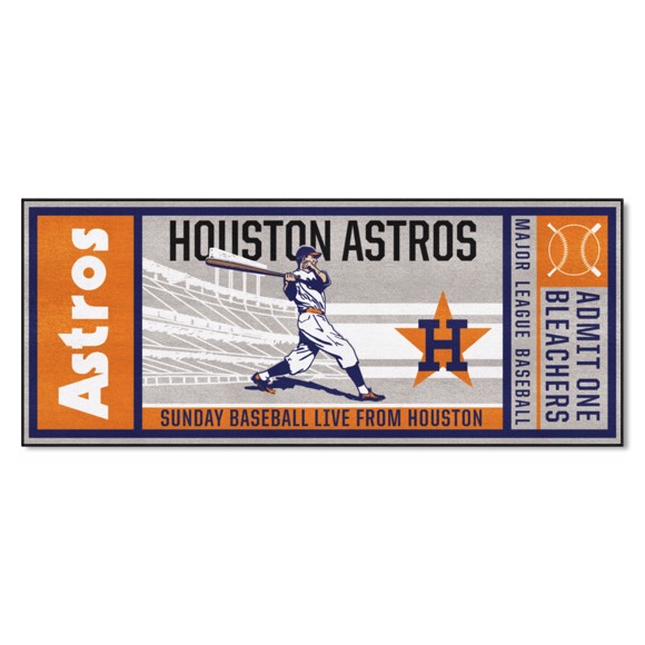 Picture of Houston Astros Ticket Runner - Retro Collection