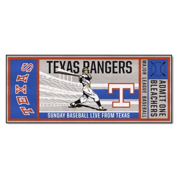 Picture of Texas Rangers Ticket Runner - Retro Collection