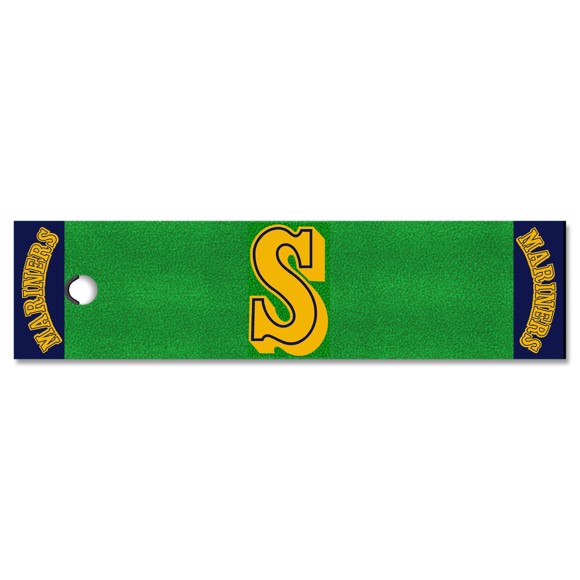 Picture of Seattle Mariners Putting Green Mat - Retro Collection