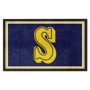 Picture of Seattle Mariners 4X6 Plush Rug - Retro Collection