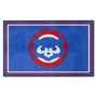Picture of Chicago Cubs 4X6 Plush Rug - Retro Collection