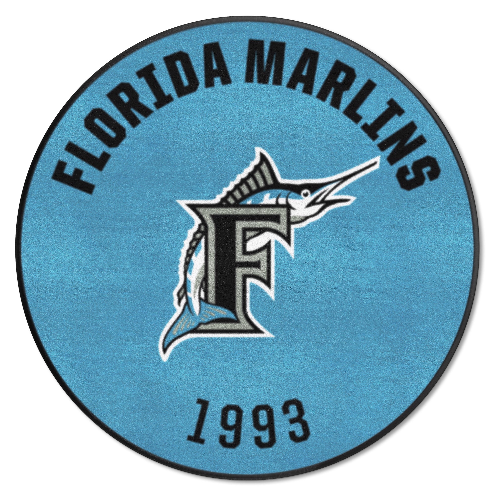 Fanmats Florida Marlins Roundel Mat - Retro Collection