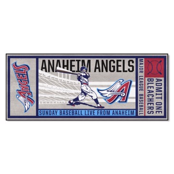 Picture of Anaheim Angels Ticket Runner - Retro Collection
