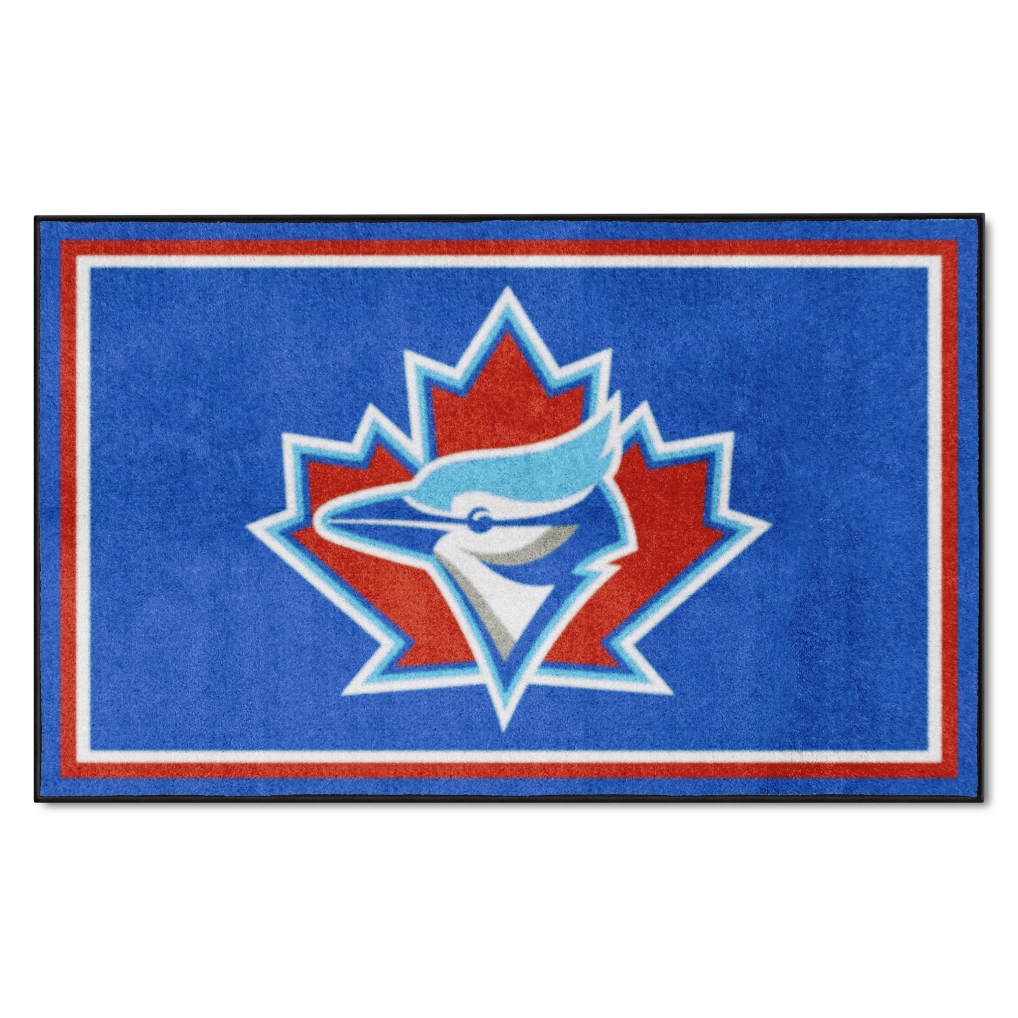 Fanmats  Toronto Blue Jays 4X6 Plush Rug - Retro Collection