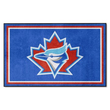 Picture of Toronto Blue Jays 4X6 Plush Rug - Retro Collection