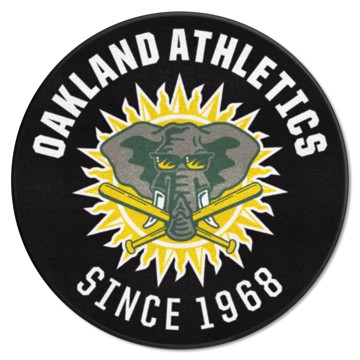Picture of Oakland Athletics Roundel Mat - Retro Collection