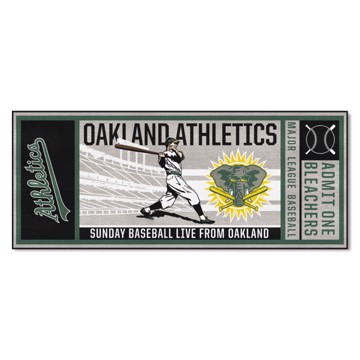 Picture of Oakland Athletics Ticket Runner - Retro Collection