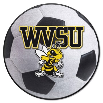 Picture of West Virginia State Yellow Jackets Soccer Ball Mat