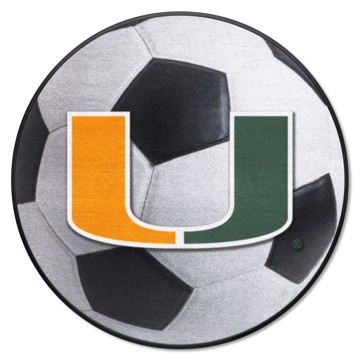 Picture of Miami Hurricanes Soccer Ball Mat