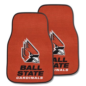 Picture of Ball State Cardinals 2-pc Carpet Car Mat Set