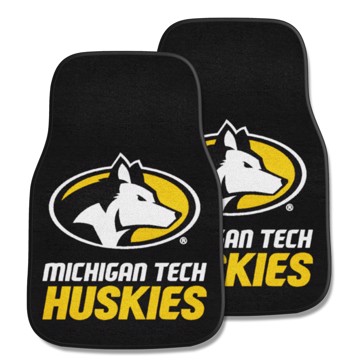 Picture of Michigan Tech Huskies 2-pc Carpet Car Mat Set