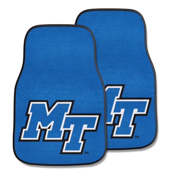 Picture of Middle Tennessee Blue Raiders 2-pc Carpet Car Mat Set