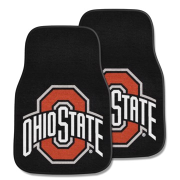 Picture of Ohio State Buckeyes 2-pc Carpet Car Mat Set