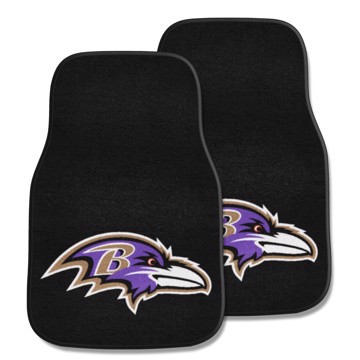 Picture of Baltimore Ravens 2-pc Carpet Car Mat Set