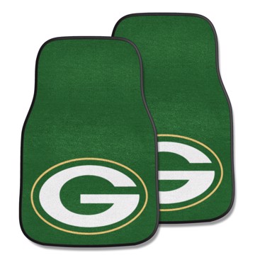 Picture of Green Bay Packers 2-pc Carpet Car Mat Set