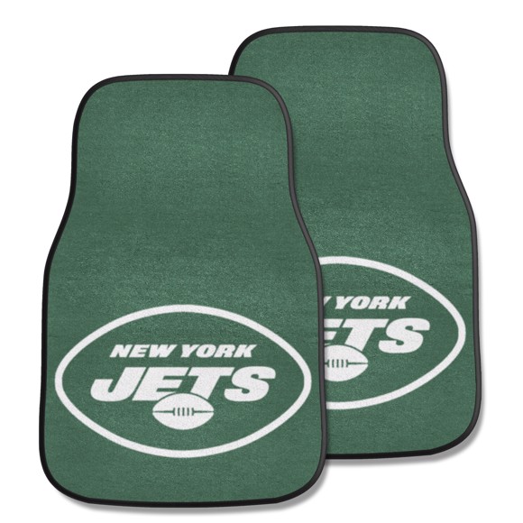 Picture of New York Jets 2-pc Carpet Car Mat Set