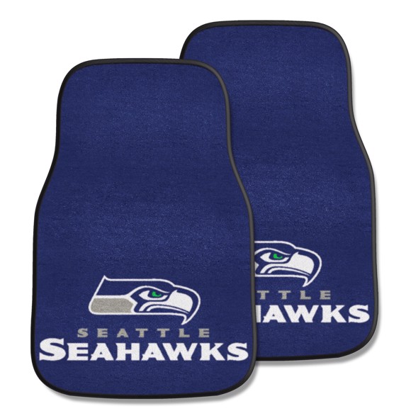 Picture of Seattle Seahawks 2-pc Carpet Car Mat Set