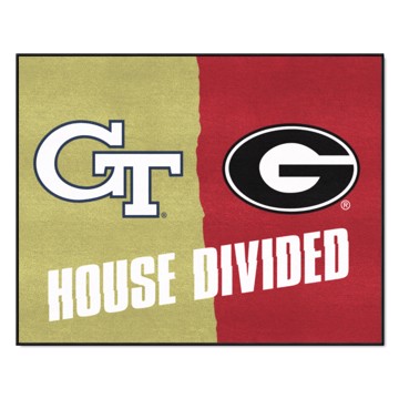 Picture of House Divided - Georgia Tech / Georgia House Divided House Divided Mat