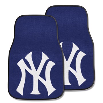 Picture of New York Yankees 2-pc Carpet Car Mat Set