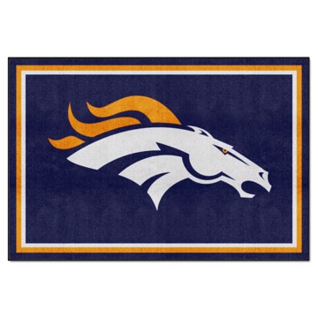 Picture of Denver Broncos 5X8 Plush Rug