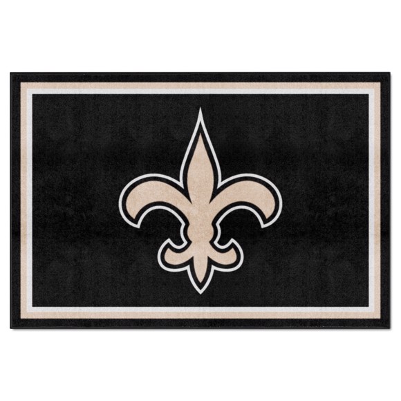 Picture of New Orleans Saints 5X8 Plush Rug