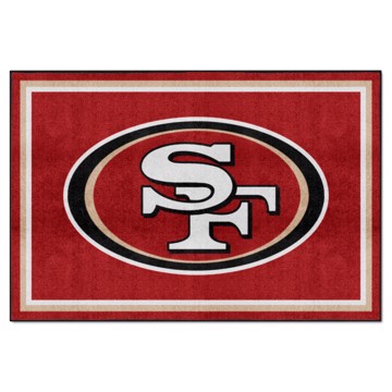 Picture of San Francisco 49ers 5X8 Plush Rug