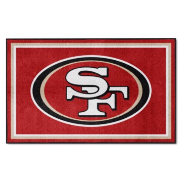 Picture of San Francisco 49ers 4X6 Plush Rug
