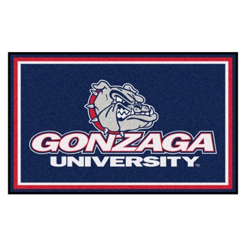 Picture of Gonzaga Bulldogs 4X6 Plush Rug