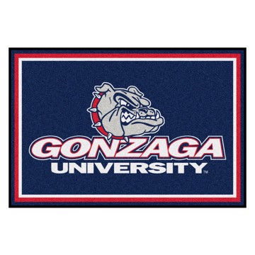 Picture of Gonzaga Bulldogs 5X8 Plush Rug