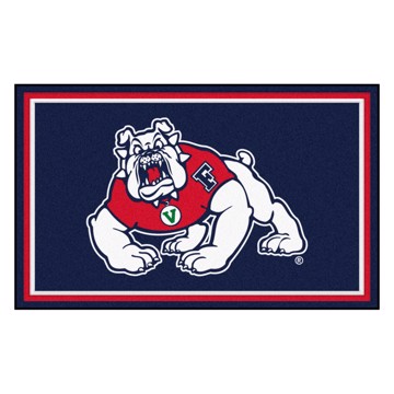 Picture of Fresno State Bulldogs 4X6 Plush Rug