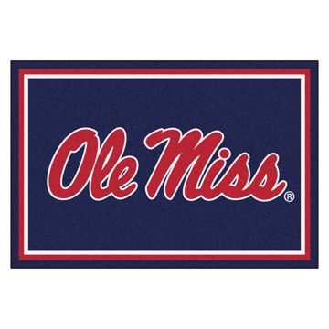 Picture of Ole Miss Rebels 5x8 Rug