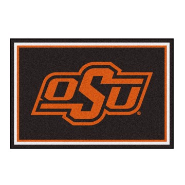 Picture of Oklahoma State Cowboys 5X8 Plush Rug