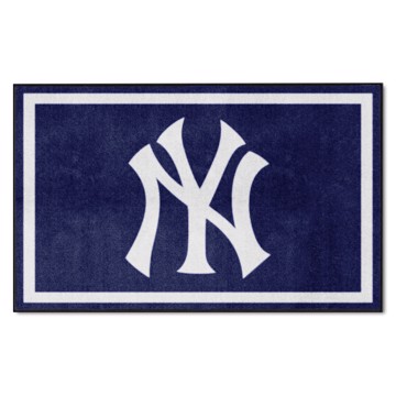 Picture of New York Yankees 4X6 Plush Rug
