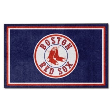 Picture of Boston Red Sox 4X6 Plush Rug