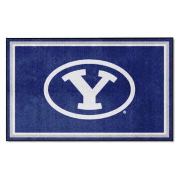 Picture of BYU Cougars 4X6 Plush Rug