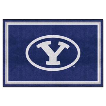 Picture of BYU Cougars 5X8 Plush Rug
