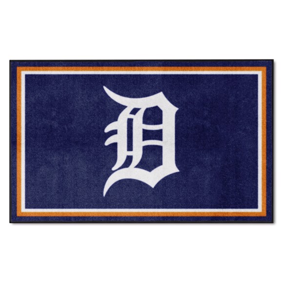 Picture of Detroit Tigers 4X6 Plush Rug