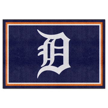 Picture of Detroit Tigers 5X8 Plush Rug