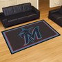 Picture of Miami Marlins 5X8 Plush Rug