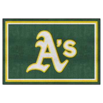 Picture of Oakland Athletics 5X8 Plush Rug