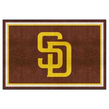 Picture of San Diego Padres 5X8 Plush Rug