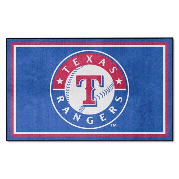 Picture of Texas Rangers 4X6 Plush Rug