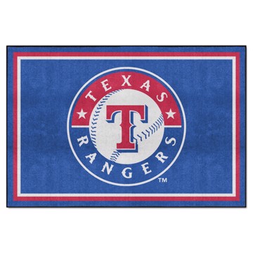 Picture of Texas Rangers 5X8 Plush Rug