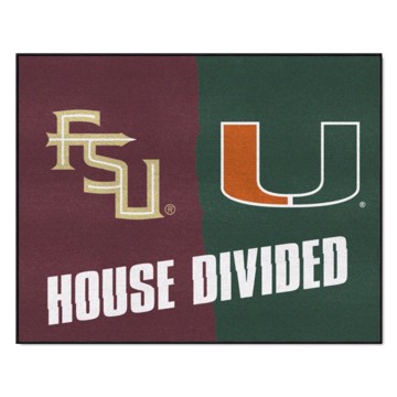 Picture of House Divided - Florida State / Miami House Divided House Divided Mat