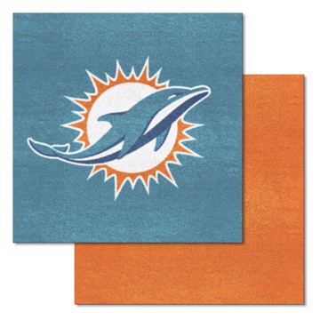 Picture of Miami Dolphins Team Carpet Tiles