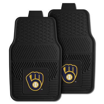Picture of Milwaukee Brewers 2-pc Vinyl Car Mat Set