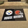 Picture of NFL House Divided - Steelers / Browns House Divided Mat