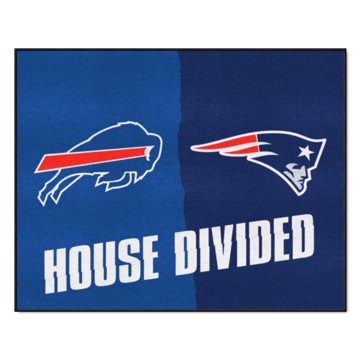 Picture of NFL House Divided - Patriots / Bills House Divided Mat